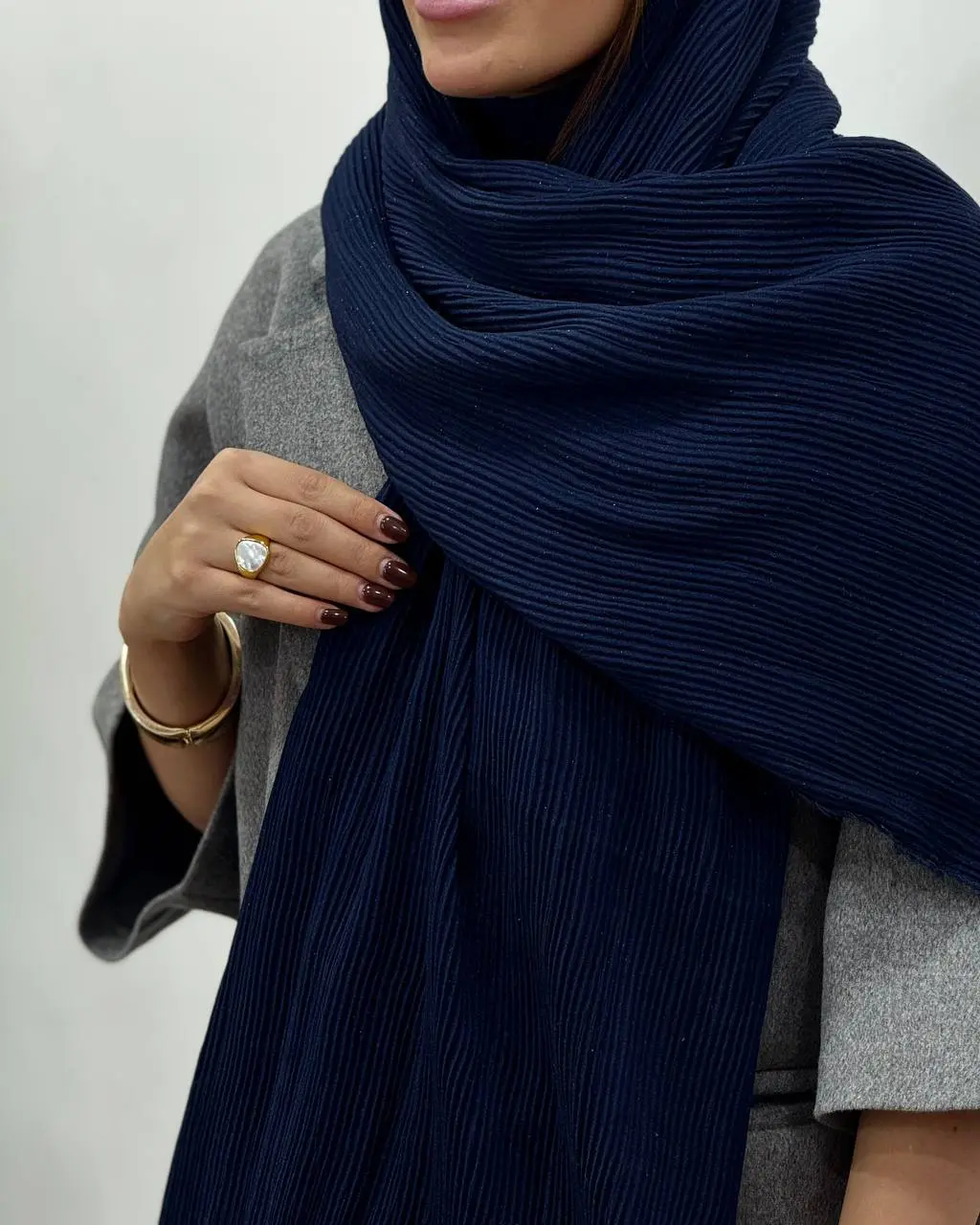 شال پاییزه پلیسه شاین الیزا